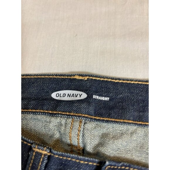 NEW Old Navy Jeans 32x34 Mens Blue Straight Built In Flex Medium Wash Casual - Picture 3 of 8